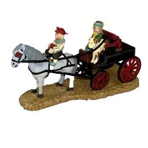 Dept 56 Back from the Orchard Seasons Bay Village Horse Wagon #53320